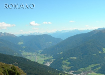 La Valle Isarco nei pressi di Vipiteno